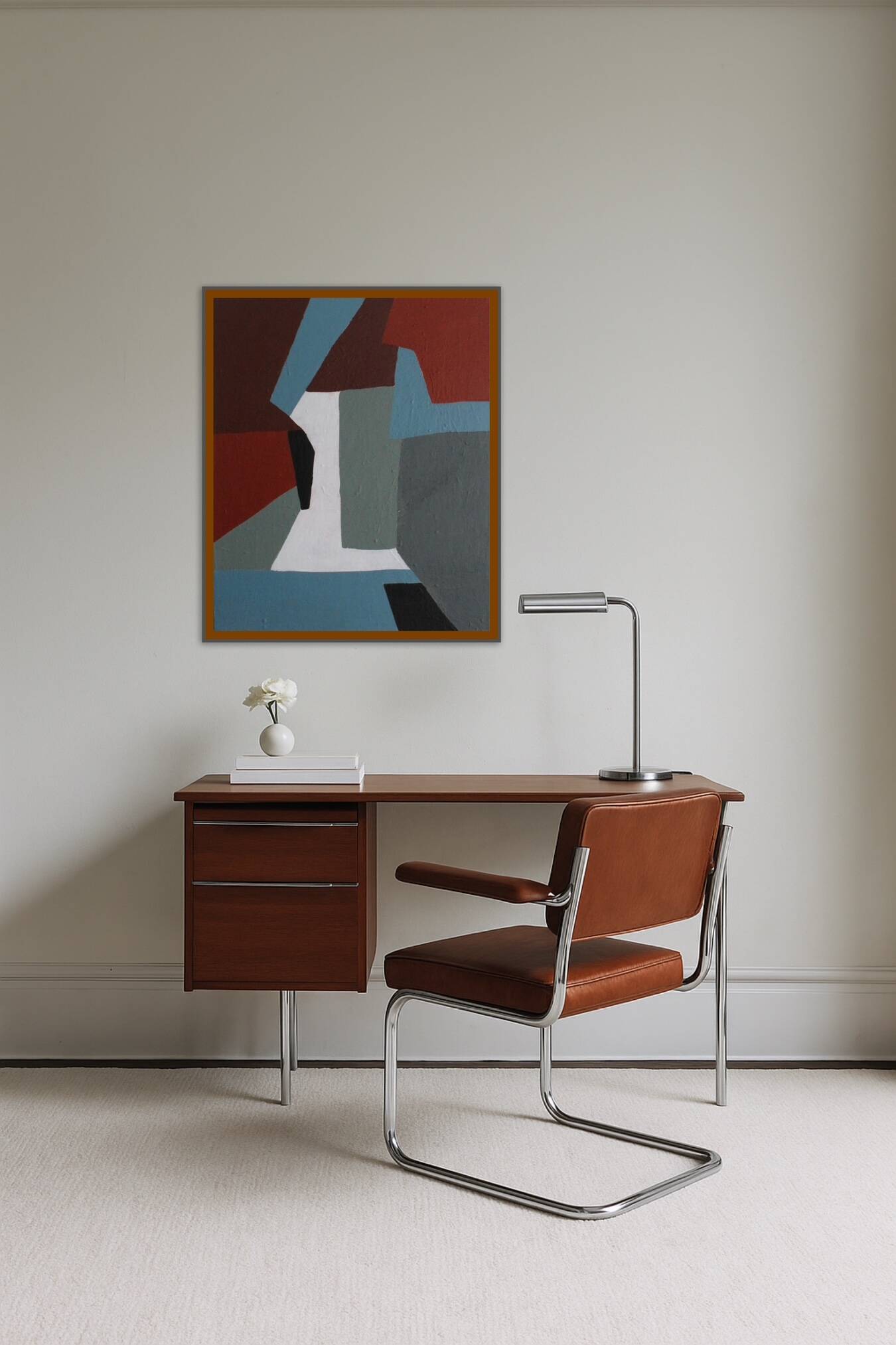 Contemporary abstract "Fragment of stillness" by Bodasca