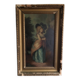 Oil on panel Young aristocrat