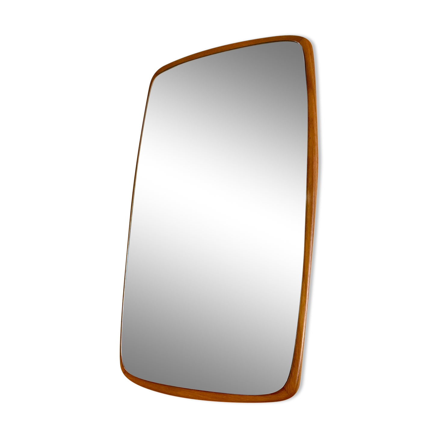Scandinavian style mirror in teak 60s