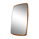 Scandinavian style mirror in teak 60s
