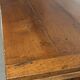 Antique oak dining table from the late 18th century with extendable leaves