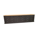 Old cabinet with 18 drawers xxl