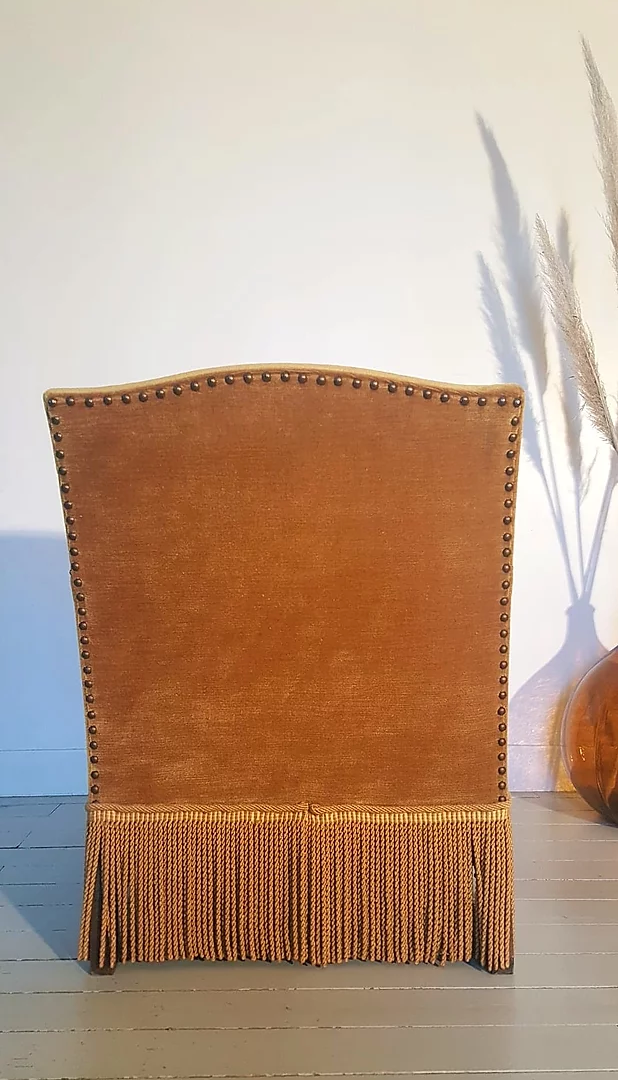 Velvet toad armchair