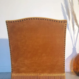 Velvet toad armchair