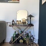 Miroir ancien octogonal biseauté