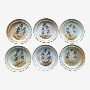 6 Marais Stoneware plates