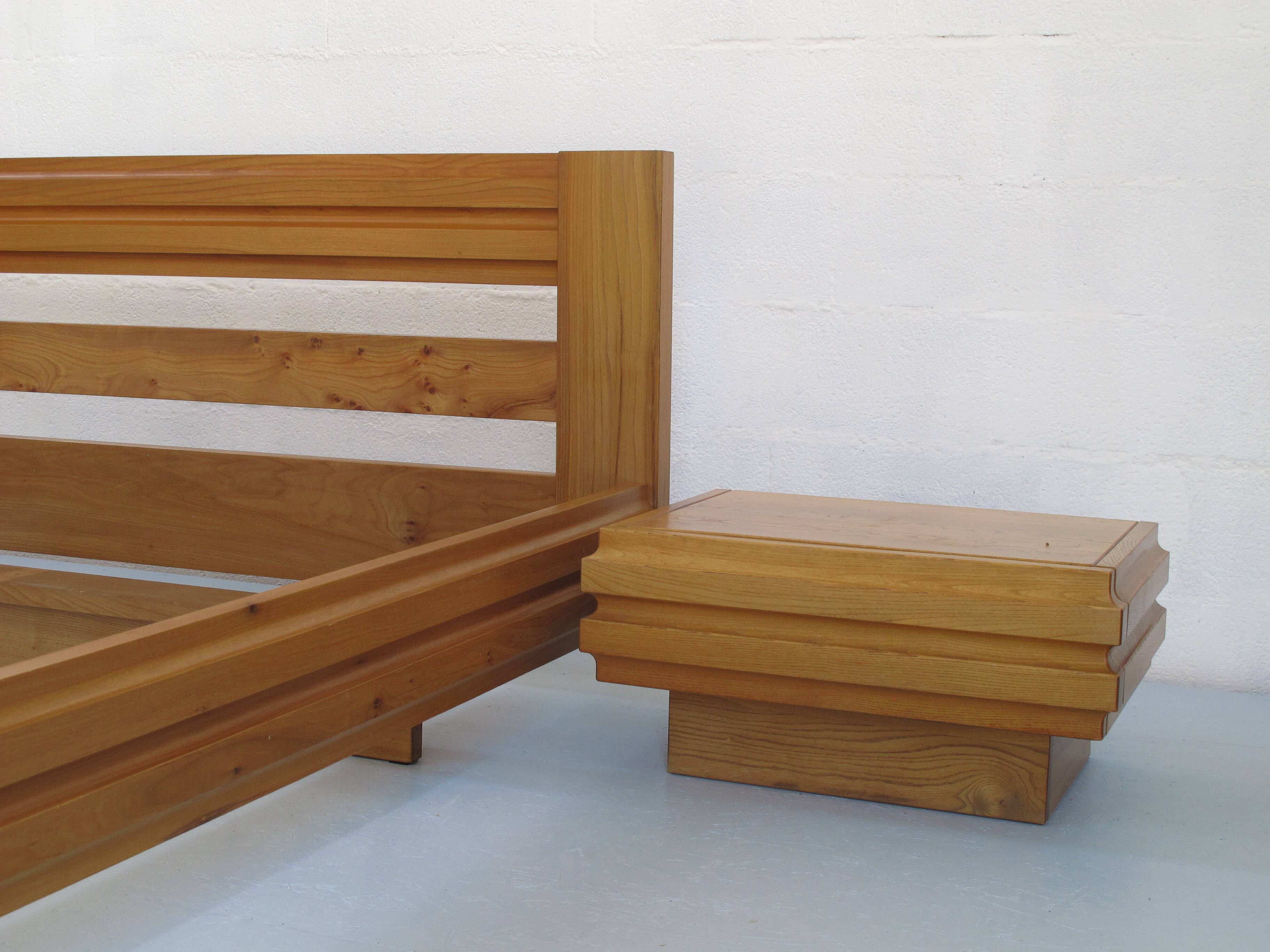 140 solid elm bed Regain certified