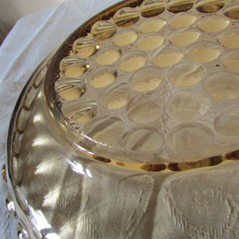 2 Art deco glass dishes