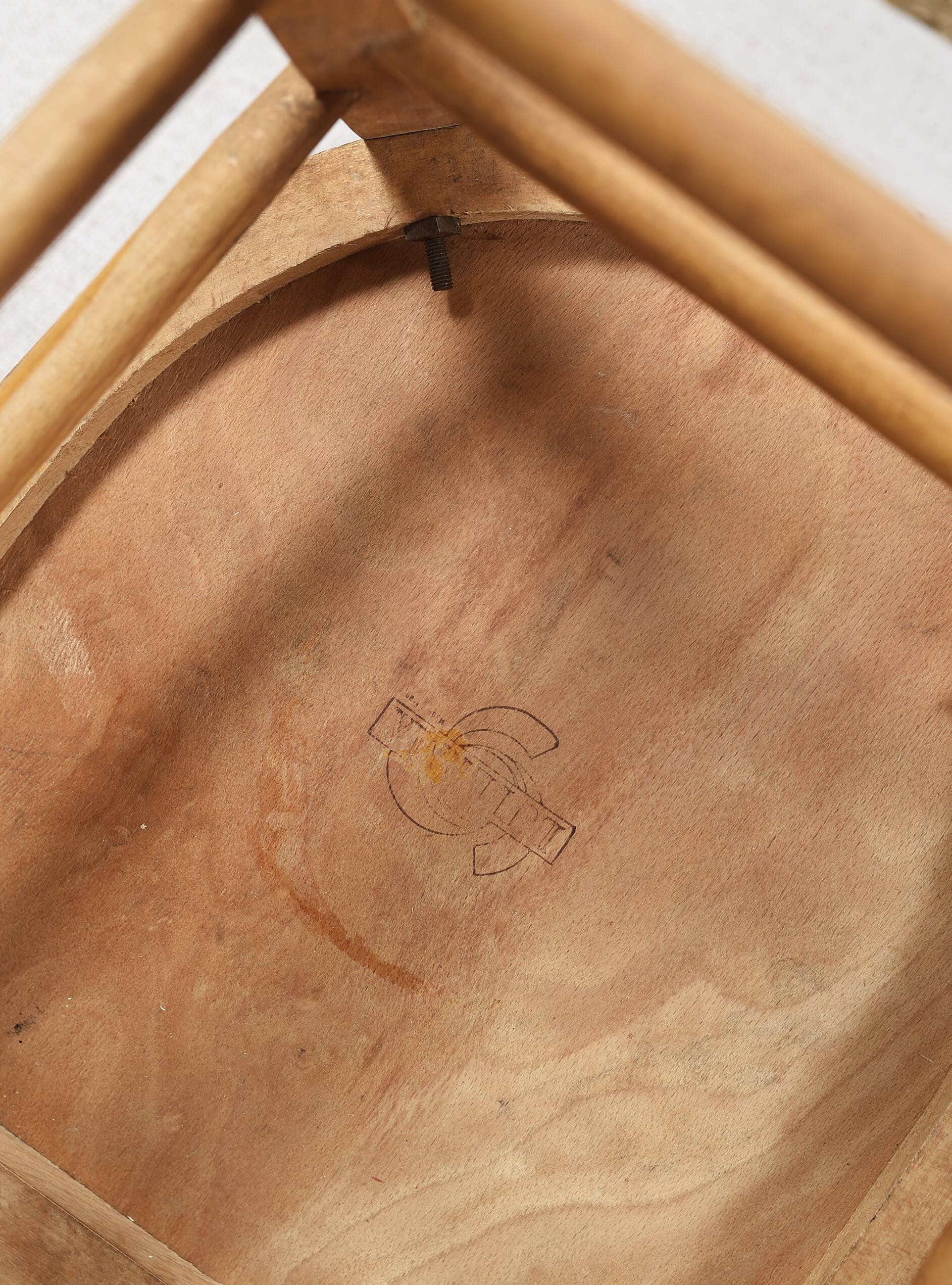 6 Luterma bistro chairs from the 1950s-60s