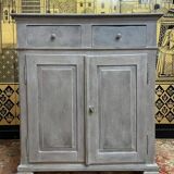 Louis Philippe high sideboard, re-painted and patinated