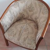 Lot of 2 convertible chairs in Louis Philippe style hetre