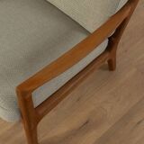 Senator Armchair with Stool by Ole Wanscher