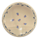 Vintage K&G Luneville "Flore" porcelain deep dish, 1950s, small blue flowers