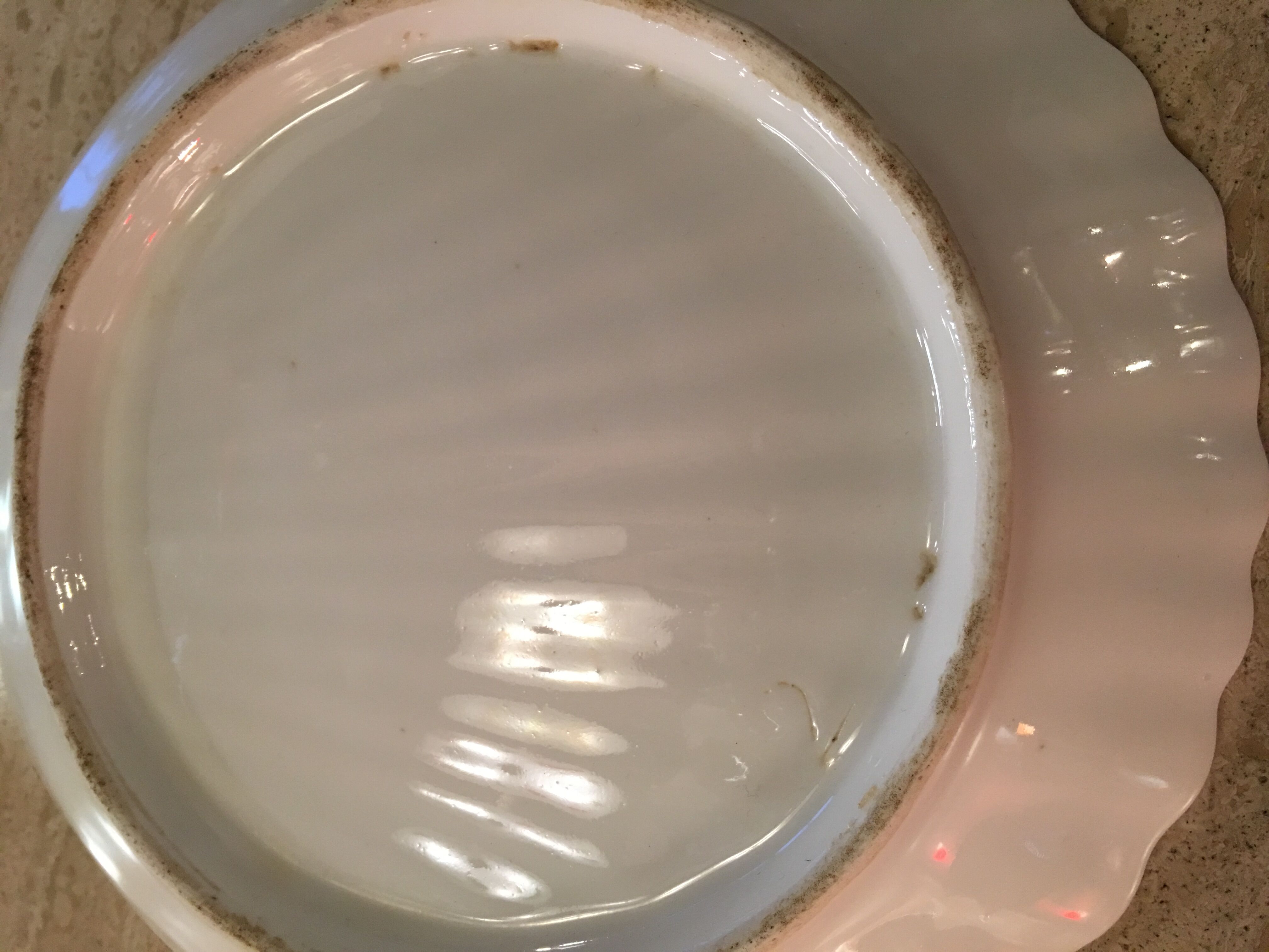Coupelle faience blanche début XX