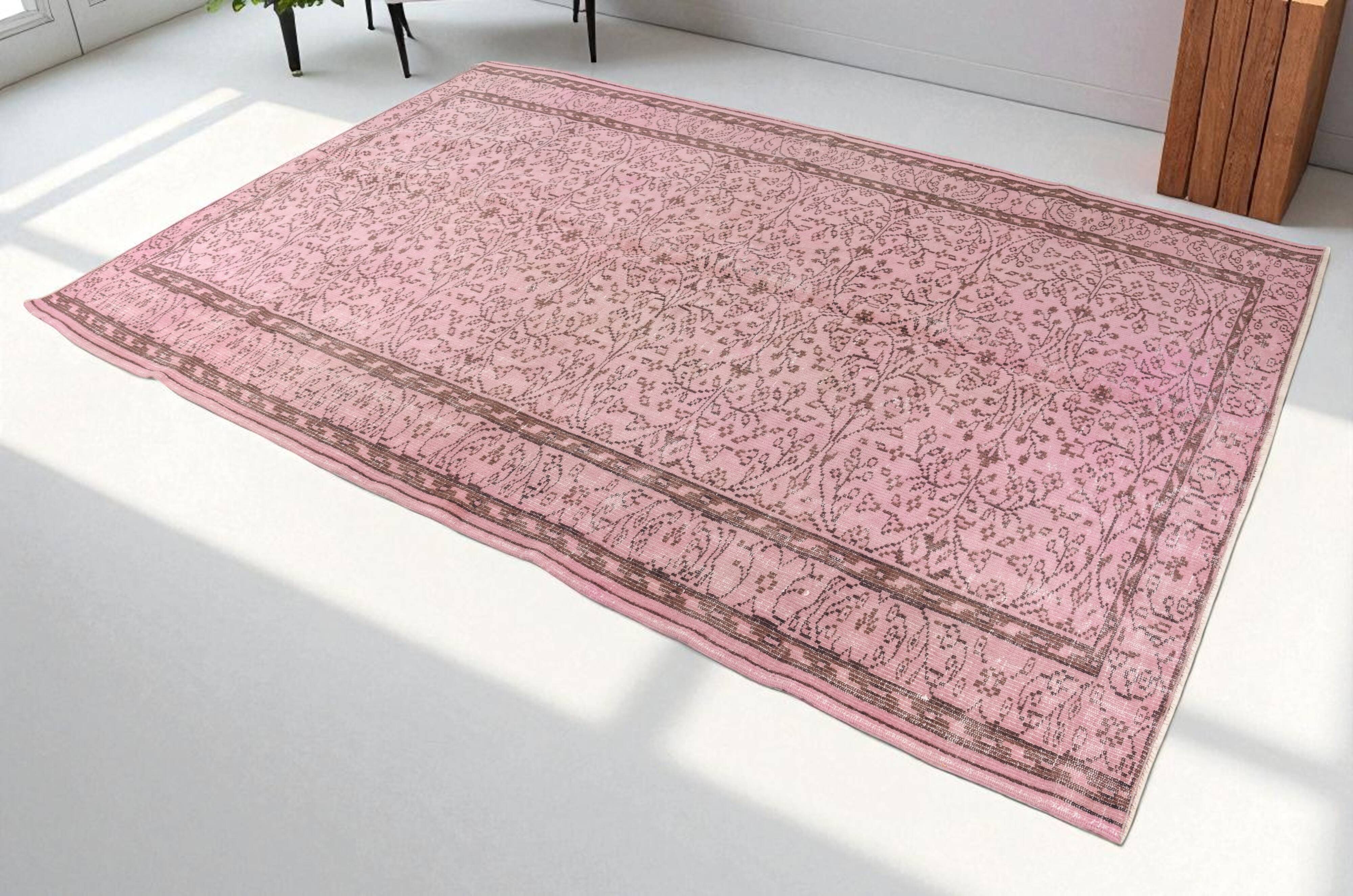 Home Living Oushak Pink Rug sku2520