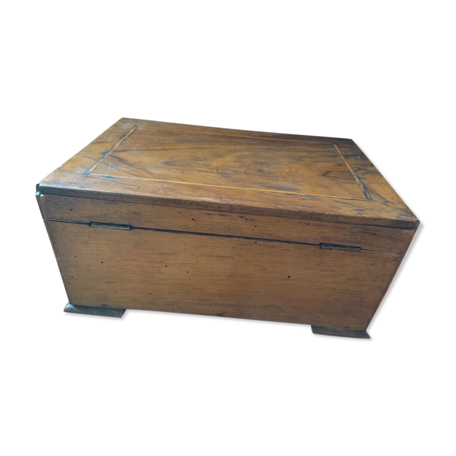 Box box solid wood marquetry lock Storage dp 112290