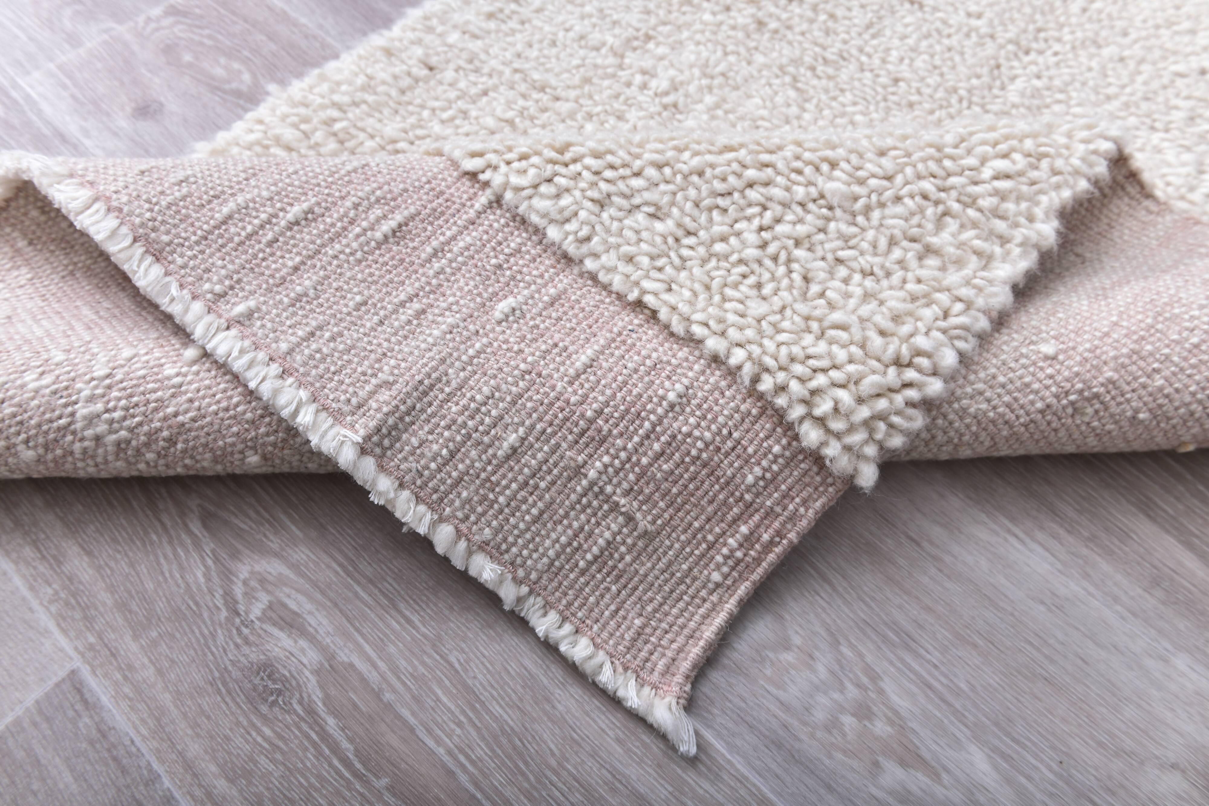 Pink Beige Vintage Runner Rug 66x218Cm SK 241359