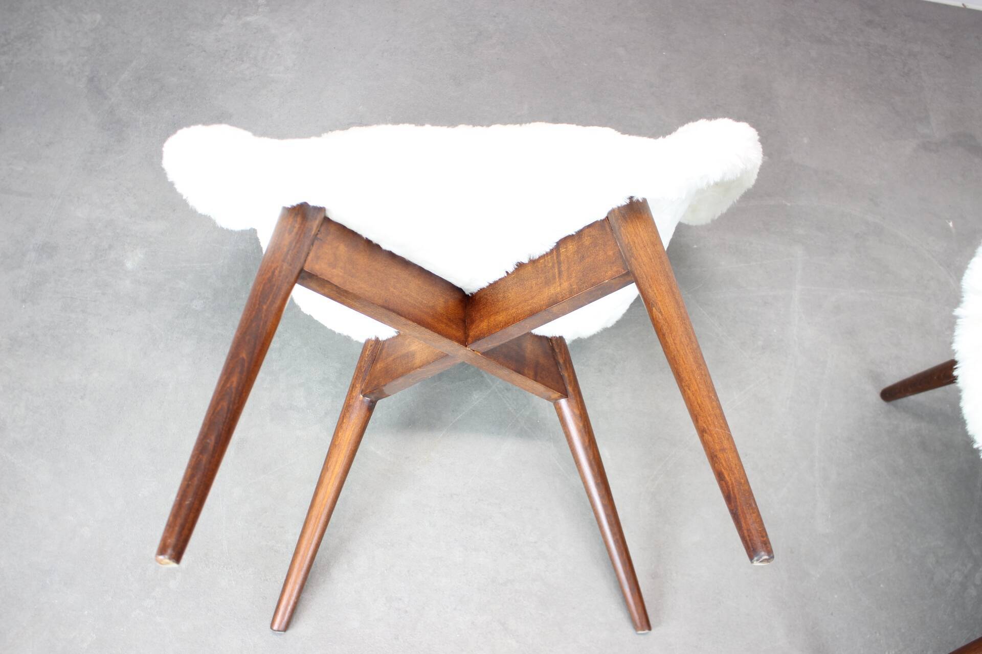 Pair of lounge chairs restored by Miroslav Navratil, 1960s