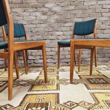 Set of 4 Scandinavian chairs 1960