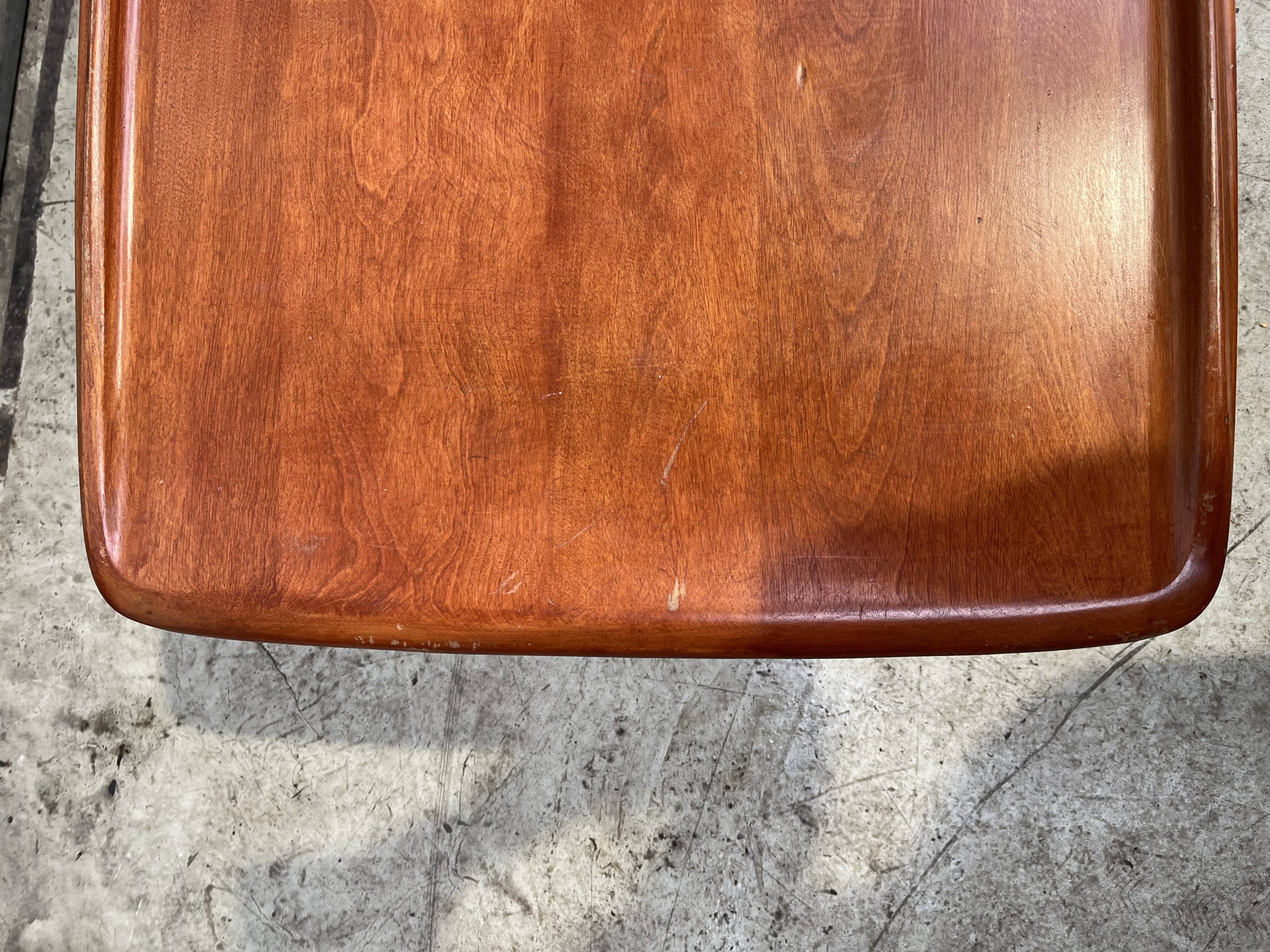 Scandinavian style wooden coffee table