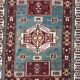 Vintage carpet Turkish konya done hand 130 X 158 CM