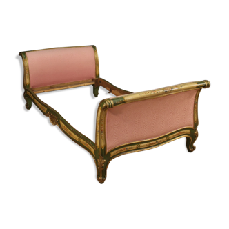 Lacquered and painted Venetian bed