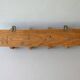 4-piece solid wooden coat rack, 1960s