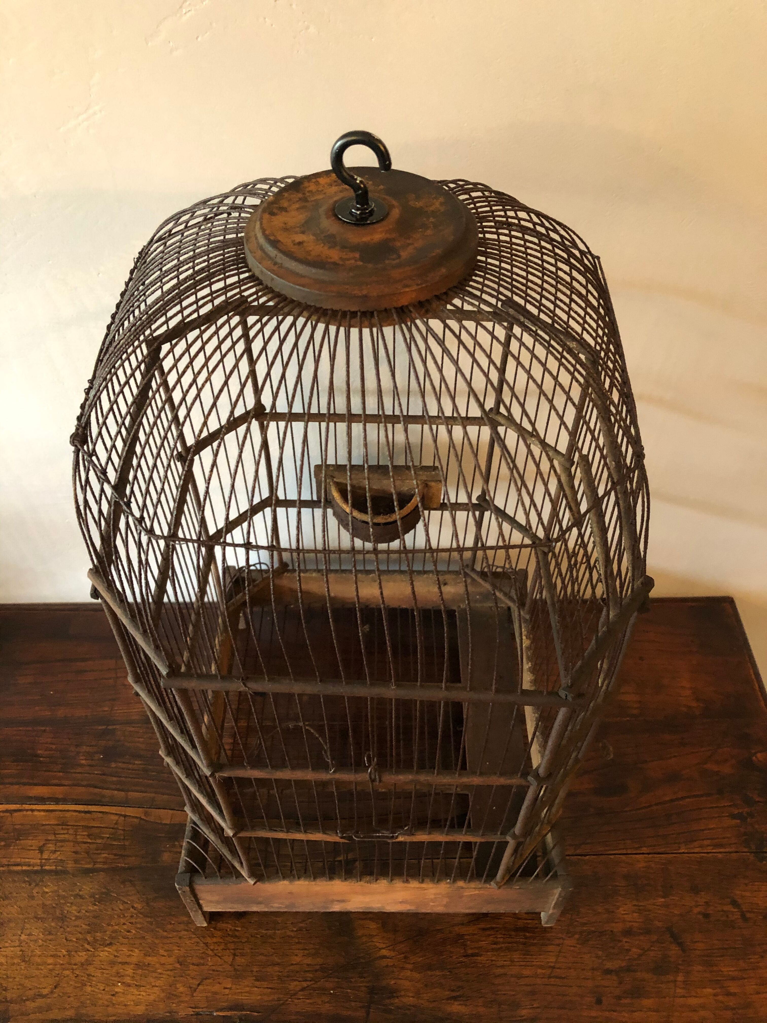 Ancient bird cage