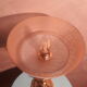 Lampe en bronze type calice 1930
