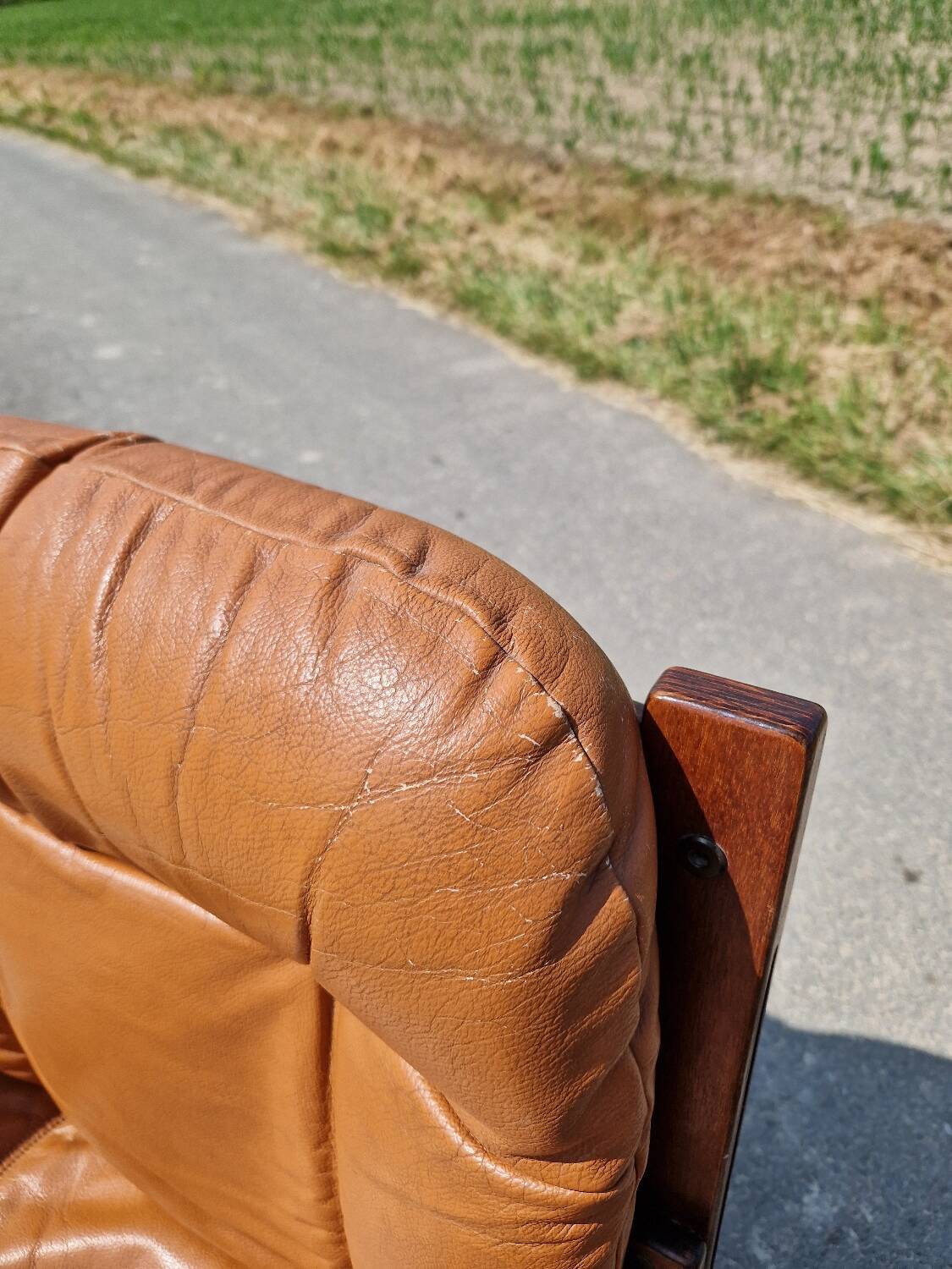 Set of 2 vintage Scandinavian armchairs co.fe.mo Italy 1970