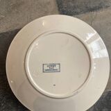 Assiette plate royat u&c sarreguemines