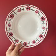 Flowered deep plates