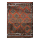 Geometric Pattern Vintage Kilim Rug, 207x301Cm