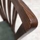 1960s, set of 6 Danish dining chairs, furniture wool, oak wood.