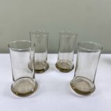 4 smoked mirrored glasses