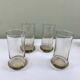 4 smoked mirrored glasses
