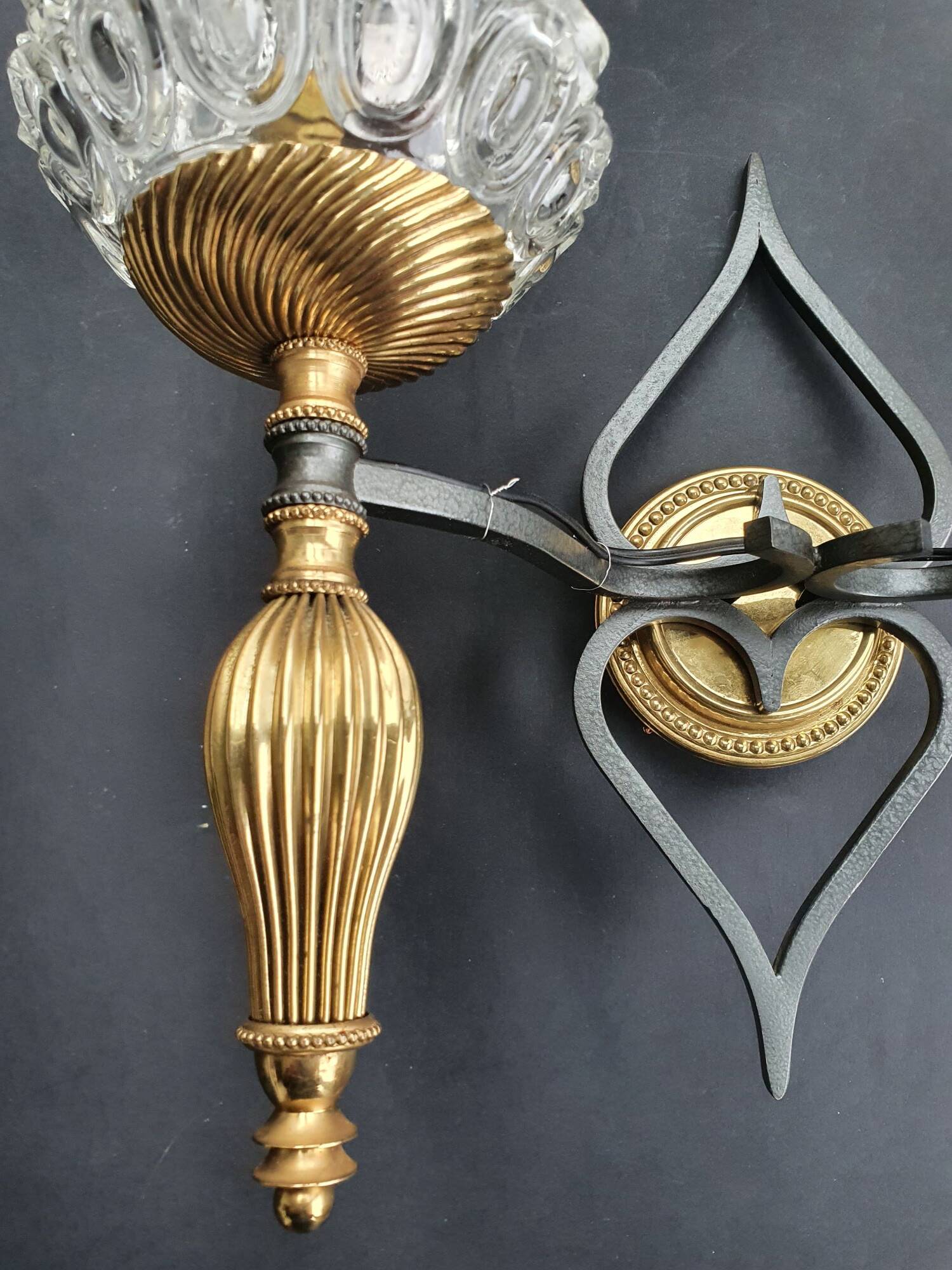 Pair of vintage wall sconces