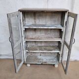 Old Burmese teak display case