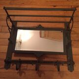 Hanger art deco mirror with shelf