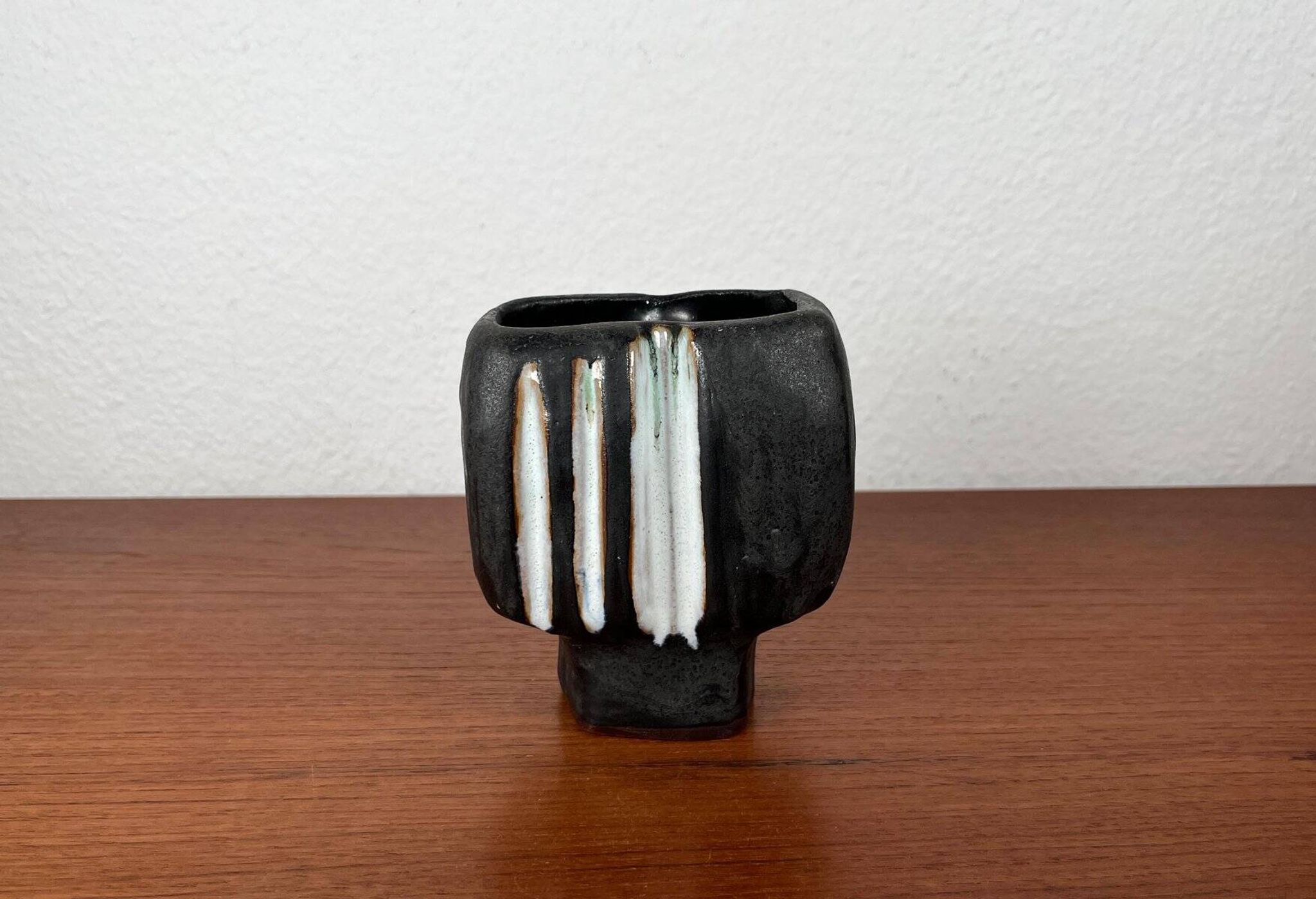 Mid-century studio pottery vase by Helmut Friedrich Schäffenacker for Schäffenacker Keramik, 1960s.