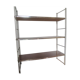 Étagère en bois et formica string doré