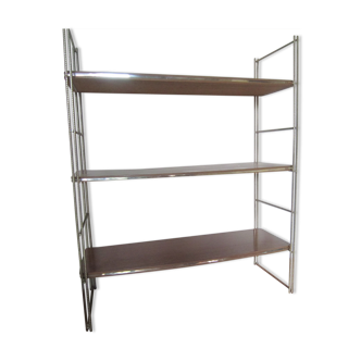 Shelf wood and formica golden string
