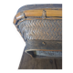 Antique Chinese woven bamboo basket with lid — 19th/20th century