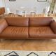 Duvivier Centquatre 3-seater sofa in camel leather — 213 cm