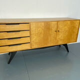 mid-century modern birch sideboard, 1950s