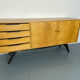 mid-century modern birch sideboard, 1950s