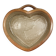 Moule en forme de coeur en grès de La Borne signé Bottani Dechaud
