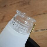 Paire d'appliques laiton et verre 1960