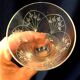 Suite de 7 verres a vin rouge en verre des annees 1930 1940 art de la table