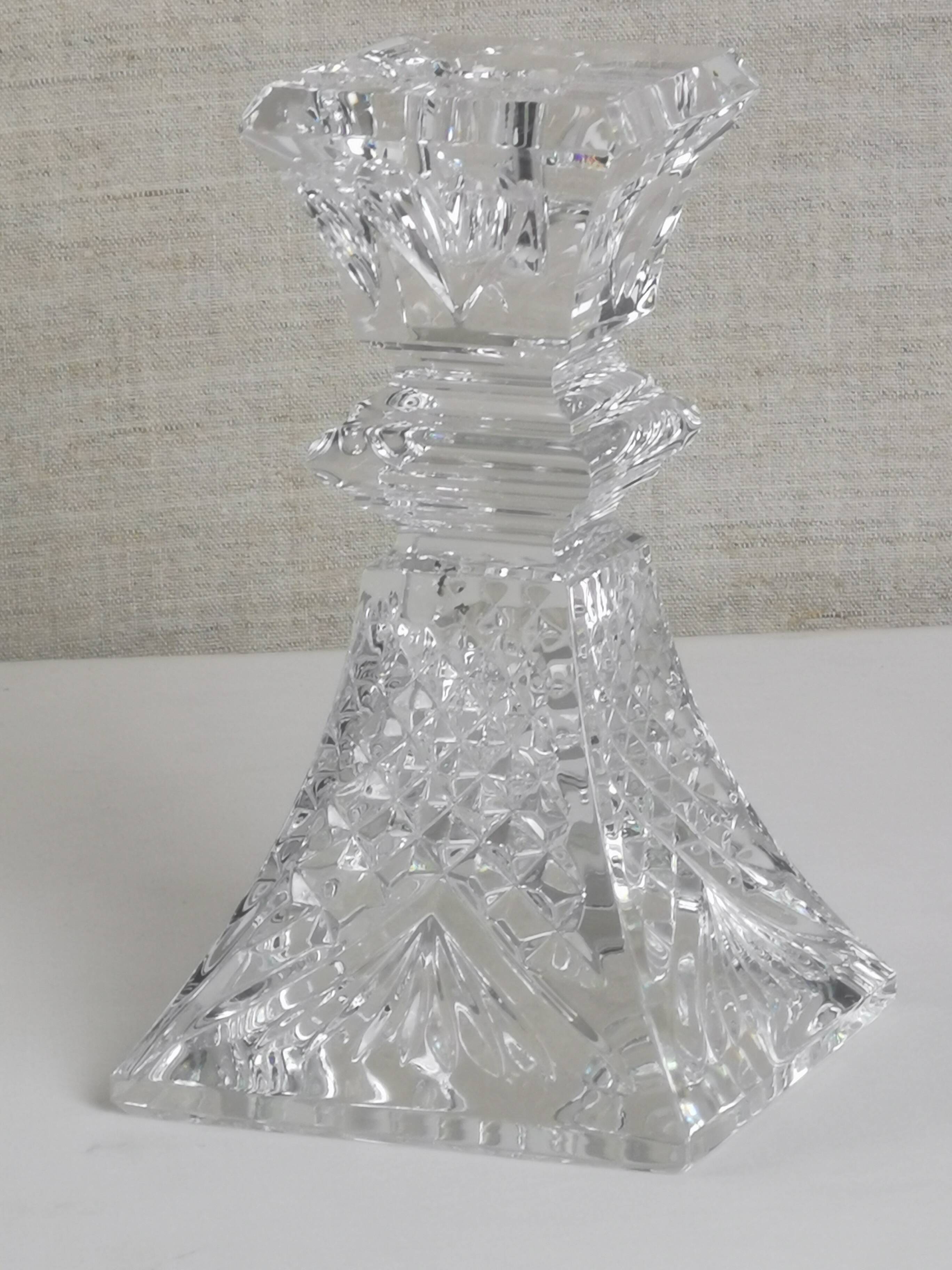 Pair of “waterford crystal” candle holders